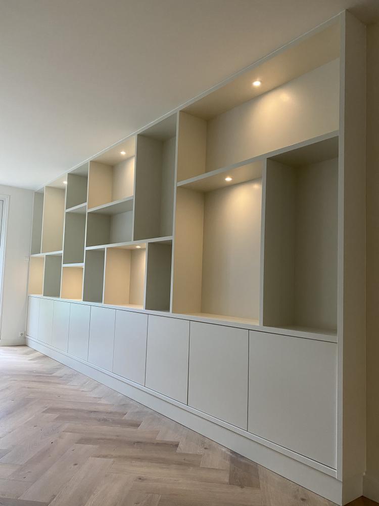 Maatwerk wandmeubel