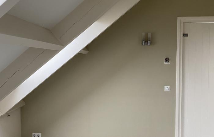 Kastenwand onder een schuine hoek